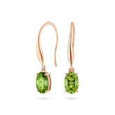 Peridot Drop Earrings (9ct) - Dracakis Jewellers